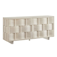 Modway - Foundry Design tissé Armoire de rangement buffet - 71 po - Blanchissage-Armoire à buffet tissé de 71"