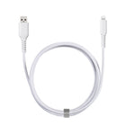 Basic Tech - Câble Lightning Tressé de 6 pi - Blanc-3000+ test de pliage