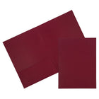 JAM PaperMD – Chemise de présentation lustrée à 2 pochettes, 9 x 12 (po), bourgogne, 100/boîte-Taille : 9 x 12 (po)
