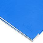 Bindertek - Reliure à 3 anneaux de première qualité - 3 po - bleu océan-Étiquette amovible incluse dans la pochette sur l’épine