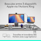 Logitech - MX Master 4 for Mac, souris Bluetooth ergonomique - Noir Sidéral-10