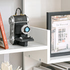 HOMCOM - Bibliothèque haute à 6 niveaux - blanc-Idéal pour ranger des livres, des CD et exposer votre collection de photos et de tableaux 