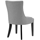 Modway - Marquis Tissu Fauteuil d’appoint de salle à manger Ensemble de 2 - Gris clair-Jambes élégantes et effilées