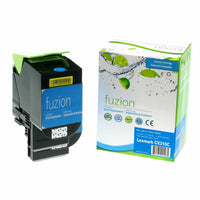 fuzion - Lexmark (80C1SC0, 801SC) Cartouche De Toner Compatible - Rendement Standard - Cyan-Couleur d'encre: Cyan