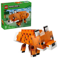 LEGO - Minecraft Le renard-Construire, jouer avec, personnaliser et poser avec l’ensemble de construction LEGO Minecraft Le renard