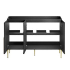 Modway - Alchemist 48" Armoire de toilette de salle de bain (lavabo non inclus) - Or noir-MDF Construction