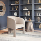 Zuo - Hull Fauteuil d’appoint - Beige-Supporte jusqu'à 280 lb