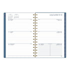 Mead - Agenda scolaire hebdomadaire/mensuel lignes de rêve 2026-2027 - 8 1/2 po H x 5 1/2 po l - bleu - bilingue-Format des pages : 8 1/2 po H x 5 1/2 po l