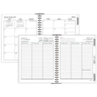 Staples - Agenda scolaire hebdomadaire/mensuel médaillons 2026-2027 - 8 5/8 po H x 6 7/8 po l - assorties - bilingue-Format des pages : 8 5/8 po H x 6 7/8 po l