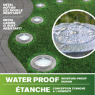 Bell+Howell - Lampes solaires disque d'extérieur ultra-lumineuses de luxe - Paquet de 4-Ip65 étanche: conception ip65 résistante aux intempéries aide à bloquer pluie, eau et poussière pour un éclairage extérieur fiable toute l’année