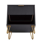 Manhattan Comfort - Table de nuit moderne DUMBO 20,07" à 1 tiroir - Noir-10
