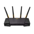 ASUS TUF Gaming TUF-AX4200 Routeur WiFi 6 double bande 802.11ax-WiFi 6 ultrarapide - Profitez de vitesses allant jusqu'à 4 200 Mbps et d'une efficacité réseau multipliée par 4 grâce à l'OFDMA et aux canaux de 160 MHz.