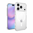 Blu Element - Étui DropZone Rugged MagSafe pour iPhone 17 Pro - Transparent-Coins renforcés AirPockets absorbant les chocs