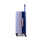 Reebok - Valise à roulettes pivotantes à coque rigide 26 po Double Dribble - Lilas-Système d’extension à fermeture éclair offrant 20 % d’espace de rangement supplémentaire