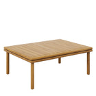 Modway - Wren Terrasse extérieure Bois de teck Table basse - Naturel-Bois de teck massif