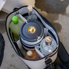 RovR - KeepR Fourre-tout pour boissons avec seau à glace et bandoulière - Poudre-Poignée de transport robuste avec poignée en mousse offrant une portabilité élégante et facile