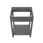 Modway - Altura 24" Armoire de toilette de salle de bain (lavabo non inclus) - Gris-8