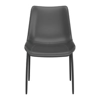 Zuo - Magnus Chaise de salle à manger - Noir - Ensemble de 2-Confort moelleux et matériaux durables