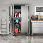 Seville Classics - Armoire de rangement roulante UltraHD - 36 po L x 18 po l x 72 po H - Graphite-9