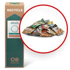 TerraCycle - Emballage de nourriture pour animaux - Zero Waste Box- Moyenne-Veuillez nous envoyer toute marque et taille de sachet, sac, boîte ou conteneur utilisé pour emballer les aliments pour animaux de compagnie, les friandises et les vitamines.