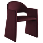 Modway - Talia Performance Velvet Fauteuil à manger - Mûrier-Velours de performance résistant aux taches