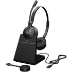 Jabra - Engage 55 SE USB-C MS Casque sans fil stéréo avec support - Teams-Son stéréo et audio large bande, optimisé pour la clarté de la parole