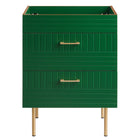 Modway - Daybreak 24" Armoire de toilette de salle de bain (lavabo non inclus) - Vert-Vanité de salle de bain moderne