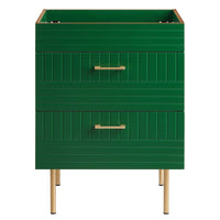 Modway - Daybreak 24" Armoire de toilette de salle de bain (lavabo non inclus) - Vert-Vanité de salle de bain moderne