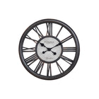 Monarch Specialties - Horloge - 18 po Rond - Horloge Murale - Noir Antique - Transitionnel-Une horloge murale ronde de 18 pouces au design transitionnel avec de subtiles touches vintage pour votre décoration intérieure