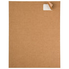 JAM Paper Étiquettes postales lisses, 2 5/8 x 1 po, papier kraft brun, 30 par page, 480 par paquet-Matériau : papier