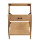 Modway - Zaire 24" Armoire de toilette de salle de bain (lavabo non inclus) - Naturel-Placage de grains de bois