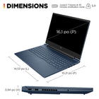 HP - Ordinateur portable de jeu Victus 16.1 po - AMD Ryzen 5 7640HS - RTX 3050 - 512 Go PCIe Gen4 NVMe M.2 SSD - 16 Go RAM – Windows 11 Familie-Systeme d'exploitation: Windows 11 Famille