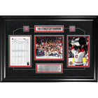 Montreal Canadiens 1993 Stanley Cup Champions Scoresheet Collage - Impression encadree - 36" x 24"-Qualité supérieure - scoresheet framed