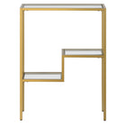 Hudson&Canal - Console Lovett 22" de largeur par - Laiton-Nettoyer avec un chiffon doux et sec, sans produits chimiques agressifs ni produits de nettoyage abrasifs