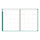AT-A-GLANCE - Agenda scolaire hebdomadaire/mensuel Signature Lite 2026-2027 - 11 po H x 8 3/8 po l - sarcelle - bilingue-Format des pages : 11 po H x 8 3/8 po l