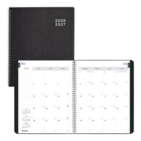 Blueline - Agenda Mensuel - 11 po H x 8 1/2 po l - Couleurs Assorties - Anglais-14 mois, de juillet à août