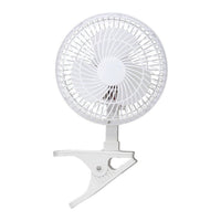Ecohouzng - Ventilateur personnel réglable avec pince flexible – 6 po-Se fixe solidement presque partout ou tient fermement sur n'importe quel bureau pour une utilisation polyvalente