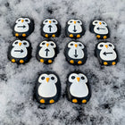 Yellow Door - Pierres de pré-codage Penguin, lot de 18-Assez robuste pour être utilisé à l'extérieur dans la boue, le sable, l'eau ou la neige