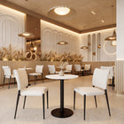 Zuo - Alto Table bistrot - Blanc/Noir-Capacité de poids maximale: 20