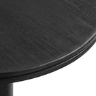 Modway - Neo Rond 31 po Terrasse extérieure Bois Patio Bar Table - Noir-8