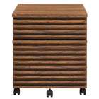 Modway - Render Bois Armoire à dossiers, Noyer-Assemblée requise