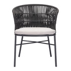 Zuo - Freycinet Chaise de salle à manger - Noir - Ensemble de 2-Coussins amovibles et pratiques