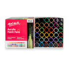 Mont Marte - Feutres acryliques Signature - Pointe large - Assortis - Lot de 36-Utilisation multi-surfaces: Convient pour la toile, le papier, la céramique, le verre, le plastique, le béton et la pierre pour la décoration intérieure et extérieure