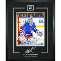 Igor Shesterkin 16x20 Replica Signature Frame Rangers - Impression encadree - 16" x 20"-Qualité supérieure - virtual frames