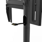 Kanto - Chariot de téléviseur mobile avec plateau pour clavier et étagère pour caméra - Écran de 40 à 70 po-Hauteur réglable entre 44,1 po (112 cm) et 60,2 po (153 cm)