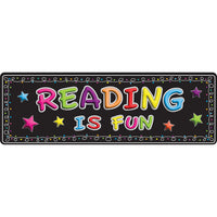 Ashley Productions - The Original Fun Mat - Tapis de Course - 15 -5" x 47" - La lecture est amusante-Mesures et design : Le tapis de course Reading is Fun Mat mesure 15,5 po x 47 po.