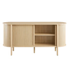 Modway - Cadence 63" courbé Buffet - Chêne-9