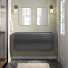 Modway - Render 48" Meuble de toilette de salle de bain compatible double lavabo (non inclus) - Gris-Tiroirs à extension complète