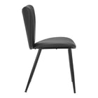 Zuo - Prestige Chaise de salle à manger - Noir - Ensemble de 2-Dimensions: 23,6 po L x 19,7 po L x 34,6 po H