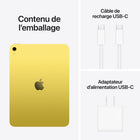 Apple - iPad 11 po, Puce A16, Wi-Fi, 128 Go, Jaune-8